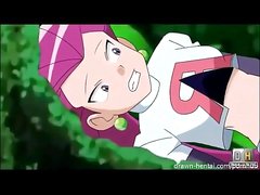 Team Rocket'_s Jessie gets fucked by Ash Ketchem!